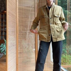 Chore Jacket Cotton Brushed Canvas